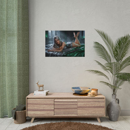 Ciri Poster, The Witcher Wall Art, Fantasy Game Print, Gamer Decor