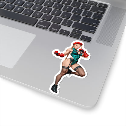 Наклейка Cammy White – вінілова наклейка Street Fighter для ноутбуків та декору інтер'єру