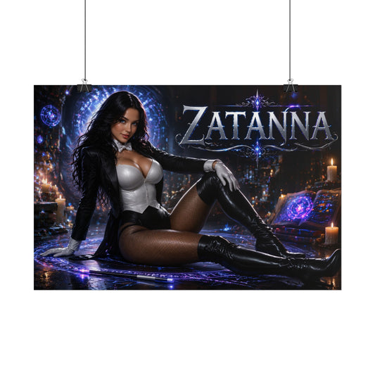 Comic Wall Art Zatanna Poster Heroine Room Decor Collectible Character Print