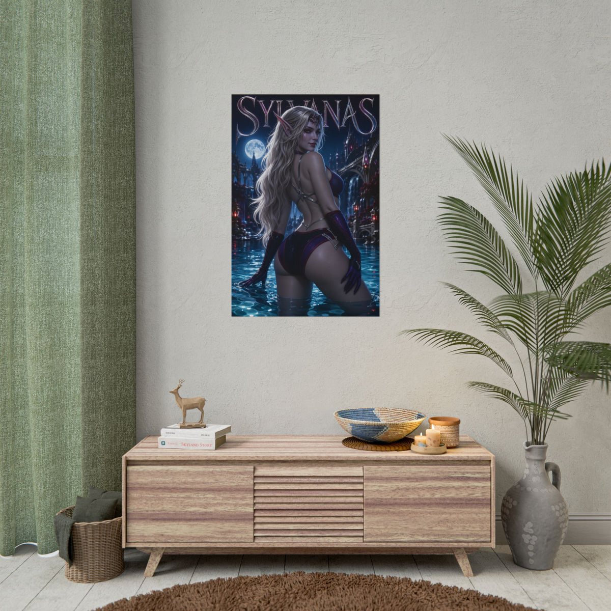 Fantasy Wall Art Sylvanas Warcraft Poster Room Decor Collector Gift Art Print