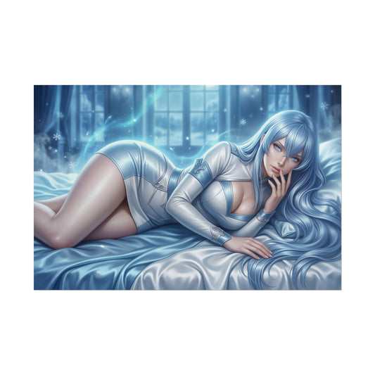 Esdeath Poster, Anime Wall Art, Fantasy Anime Print, Room Decor