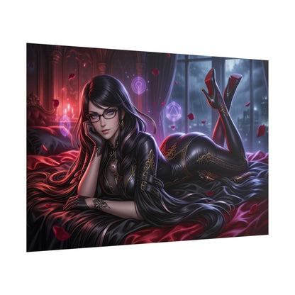 Bayonetta Poster, Gaming Wall Art, Anime Print, Pin Up Room Decor