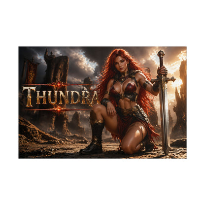 Thundra Character Poster Comic Style Wall Decor Bedroom Collector Gift