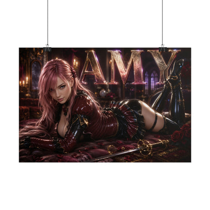 Amy Sorel Soulcalibur Poster Gaming Wall Art Gamer Room Decor Collectible Print
