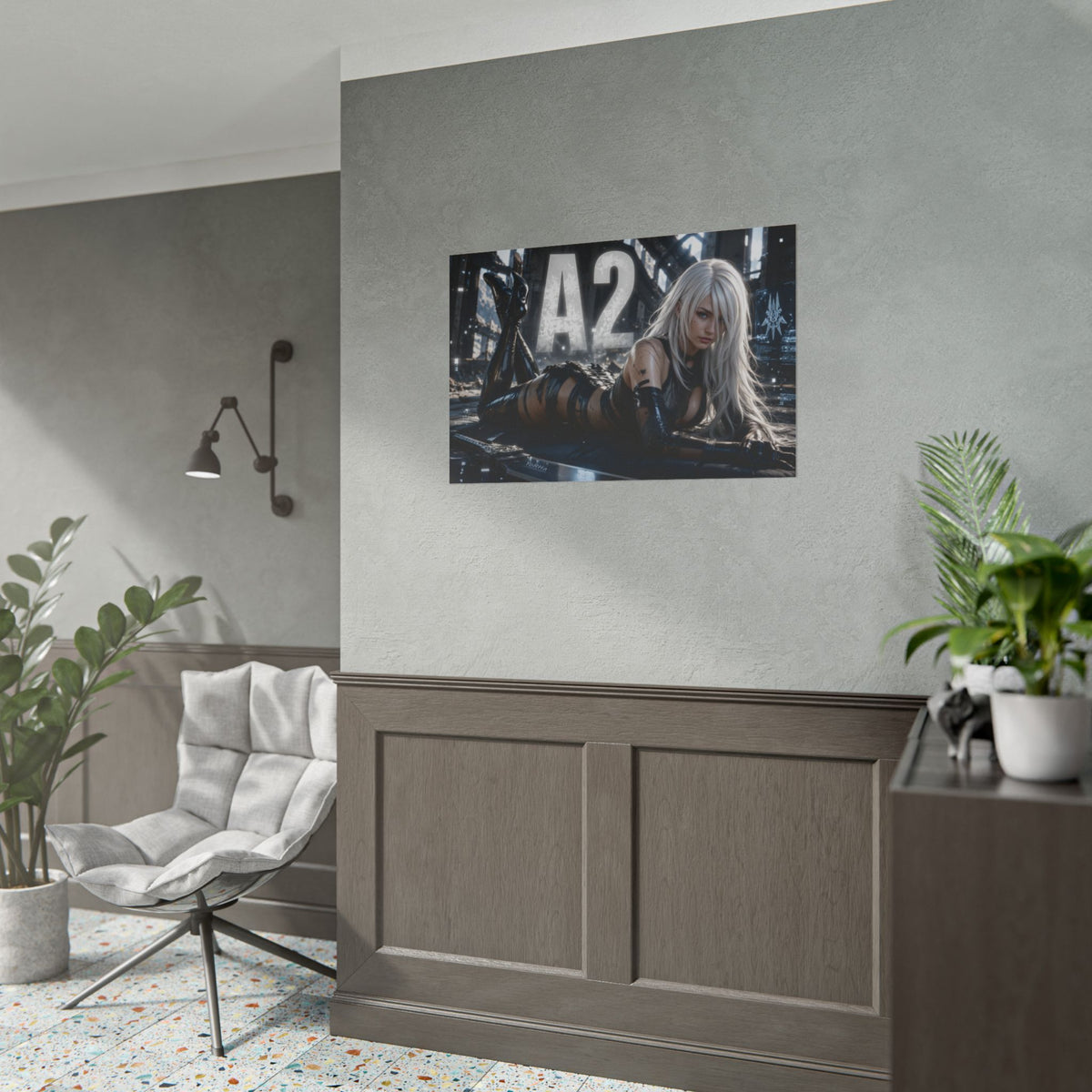 A2 Character Poster NieR Gamer Room Wall Art Collectible Decor Collectible Print