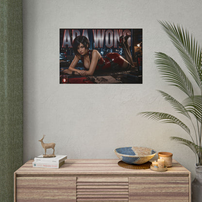 Ada Wong Character Poster Resident Evil Gamer Room Wall Art Collectible Decor