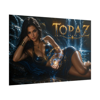 Topaz Comic Poster Character Wall Art Collector Room Decor Art Print