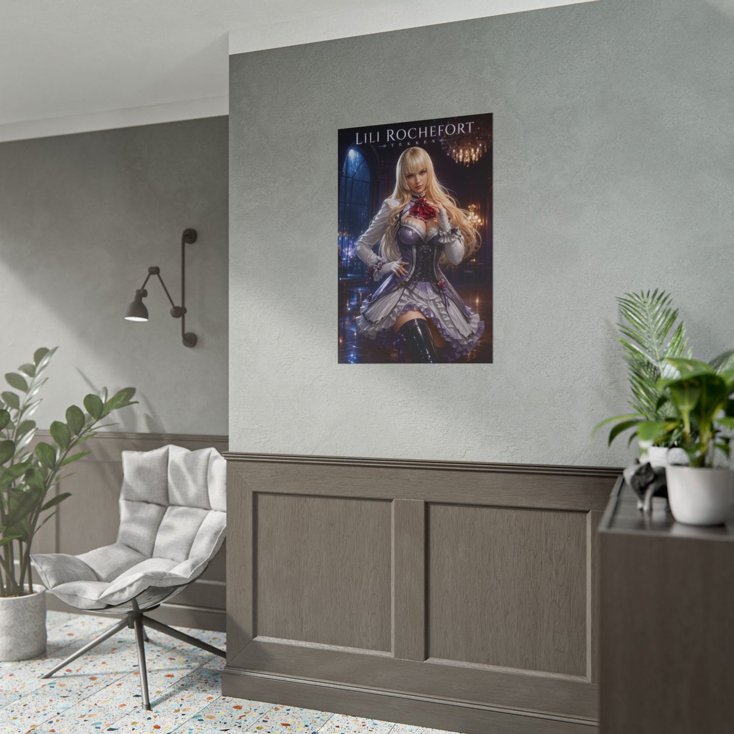 Lili Rochefort Poster, Tekken Wall Art, Gaming Poster, Room Decor