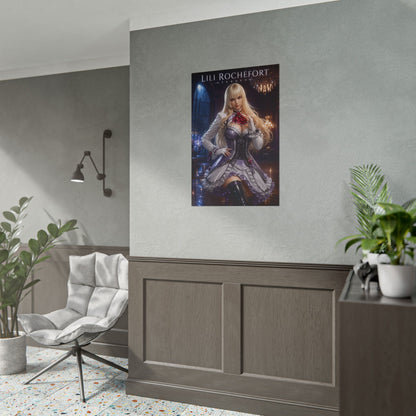Lili Rochefort Poster, Tekken Wall Art, Gaming Poster, Room Decor