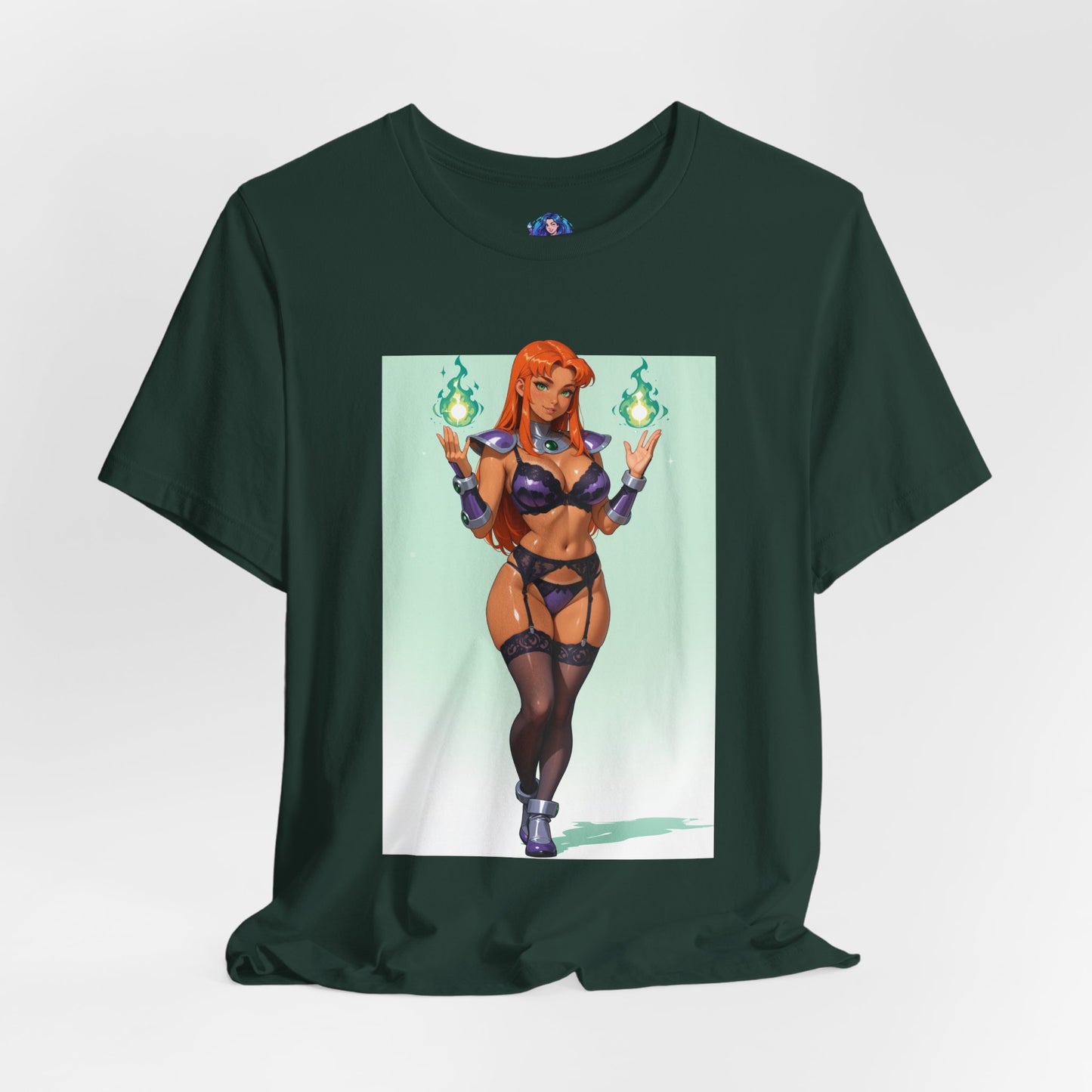 Starfire-T-Shirt | DC-Heldin-Shirt für Gamer &amp; Anime-Fans | Cosmic Waifu-Shirt