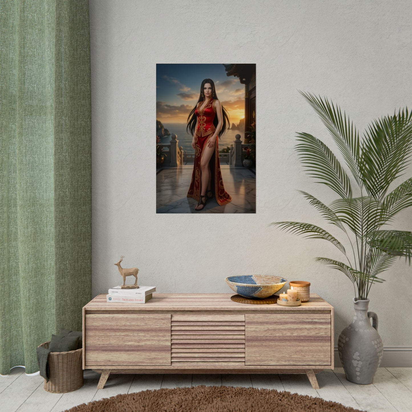Boa Hancock Poster One Piece Wall Art Print Anime Room Decor