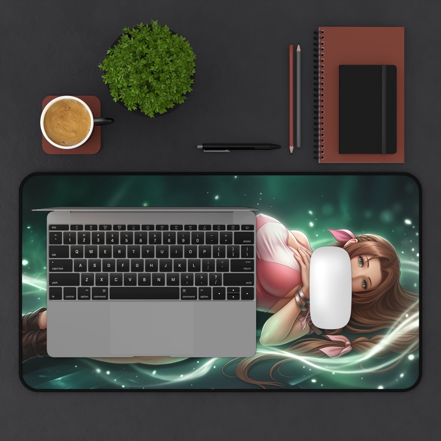Final Fantasy Mouse Pad, Aerith Desk Mat, Anime Decor