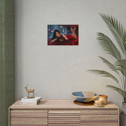 Ada Wong Poster, Resident Evil Art Print, Gaming Wall Decor Poster