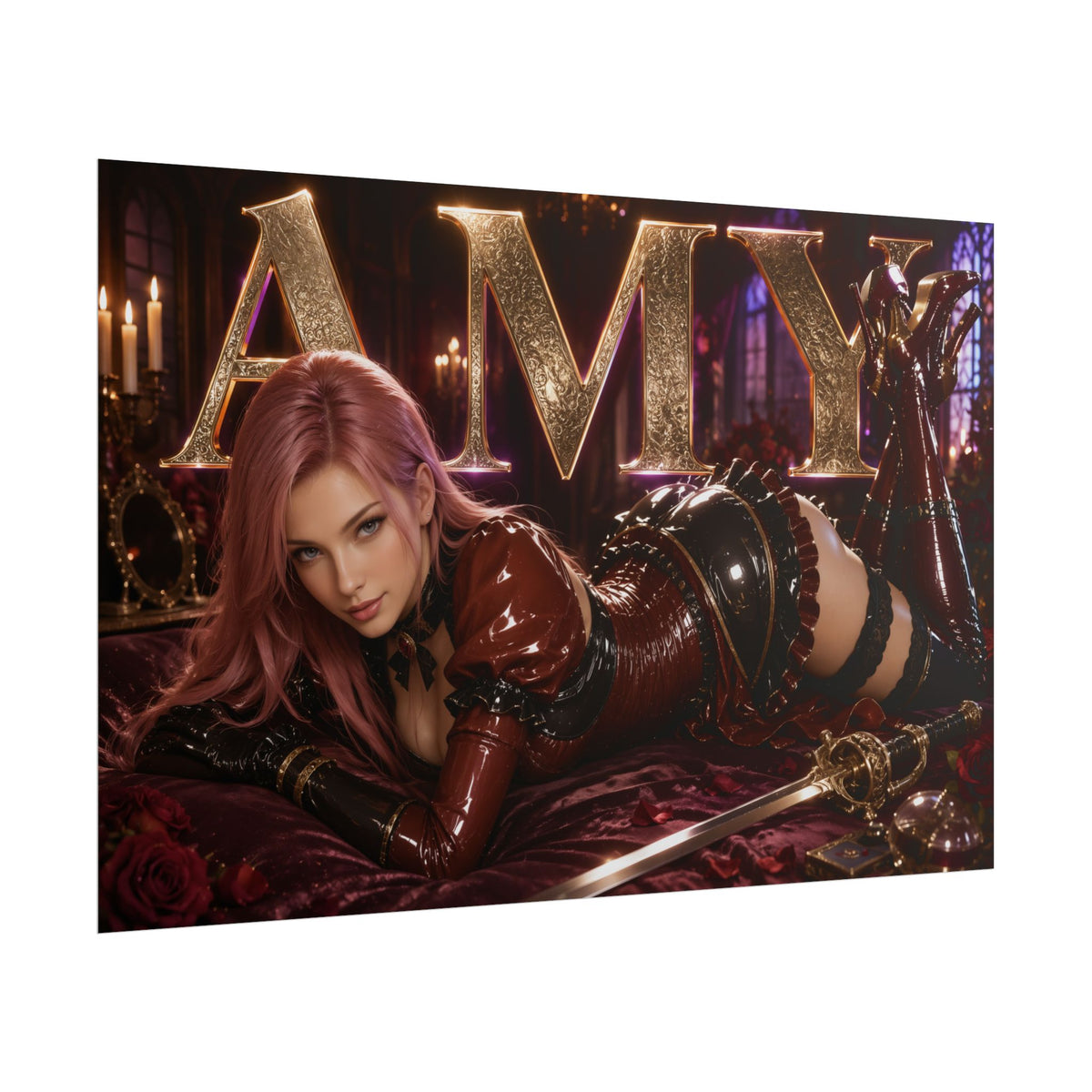 Game Room Decor Amy Sorel Soulcalibur Poster Gaming Wall Art Character Print