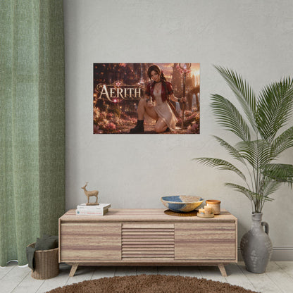 Fantasy Wall Art Aerith Gainsborough Poster Room Decor Collector Gift Art Print