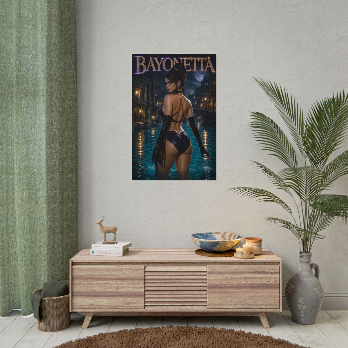 Gaming Wall Art Bayonetta Poster Bedroom Game Room Decor Art Print