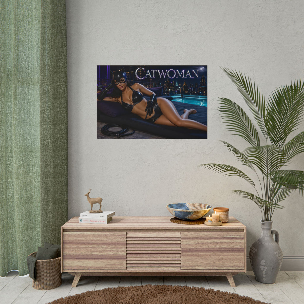 Catwoman Comic Poster Character Wall Art Collector Room Decor Art Print