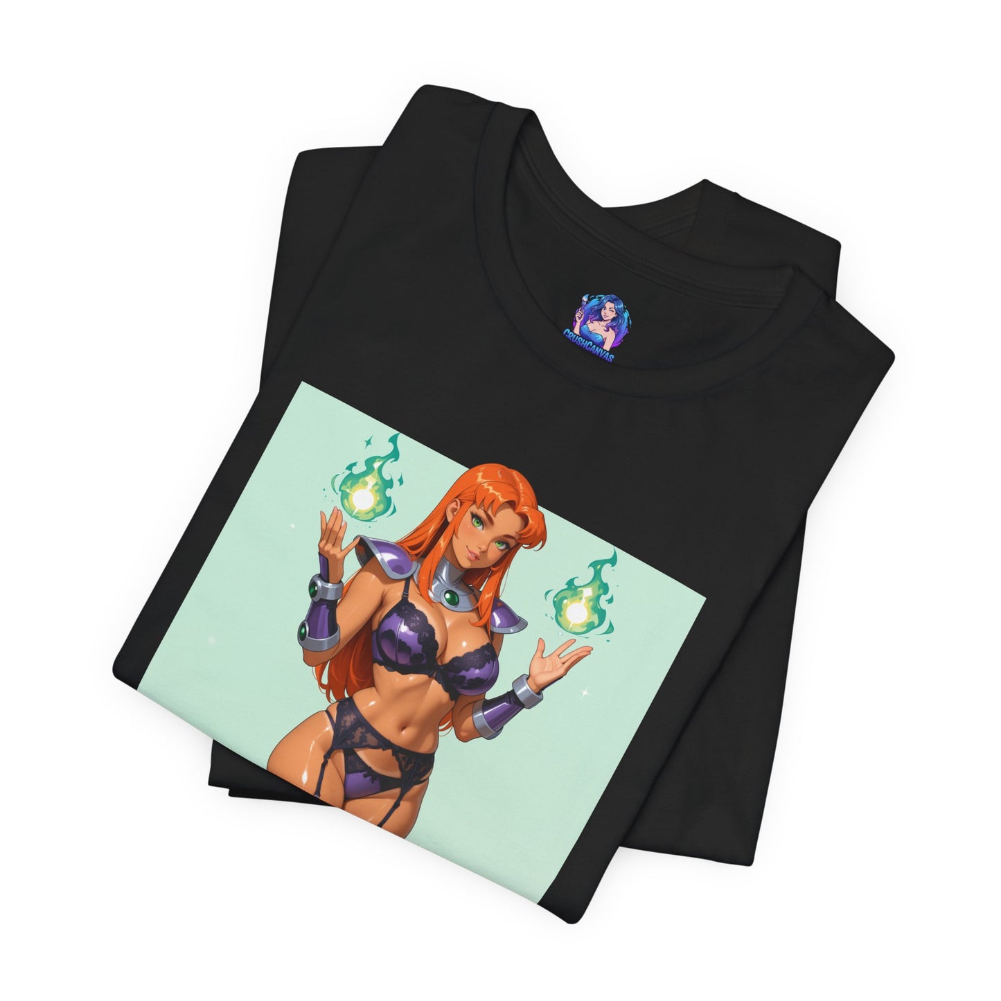 Starfire-T-Shirt | DC-Heldin-Shirt für Gamer &amp; Anime-Fans | Cosmic Waifu-Shirt