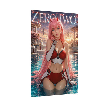 Zero Two Darling in the Franxx Poster Wall Art Character Room Decor Collectible