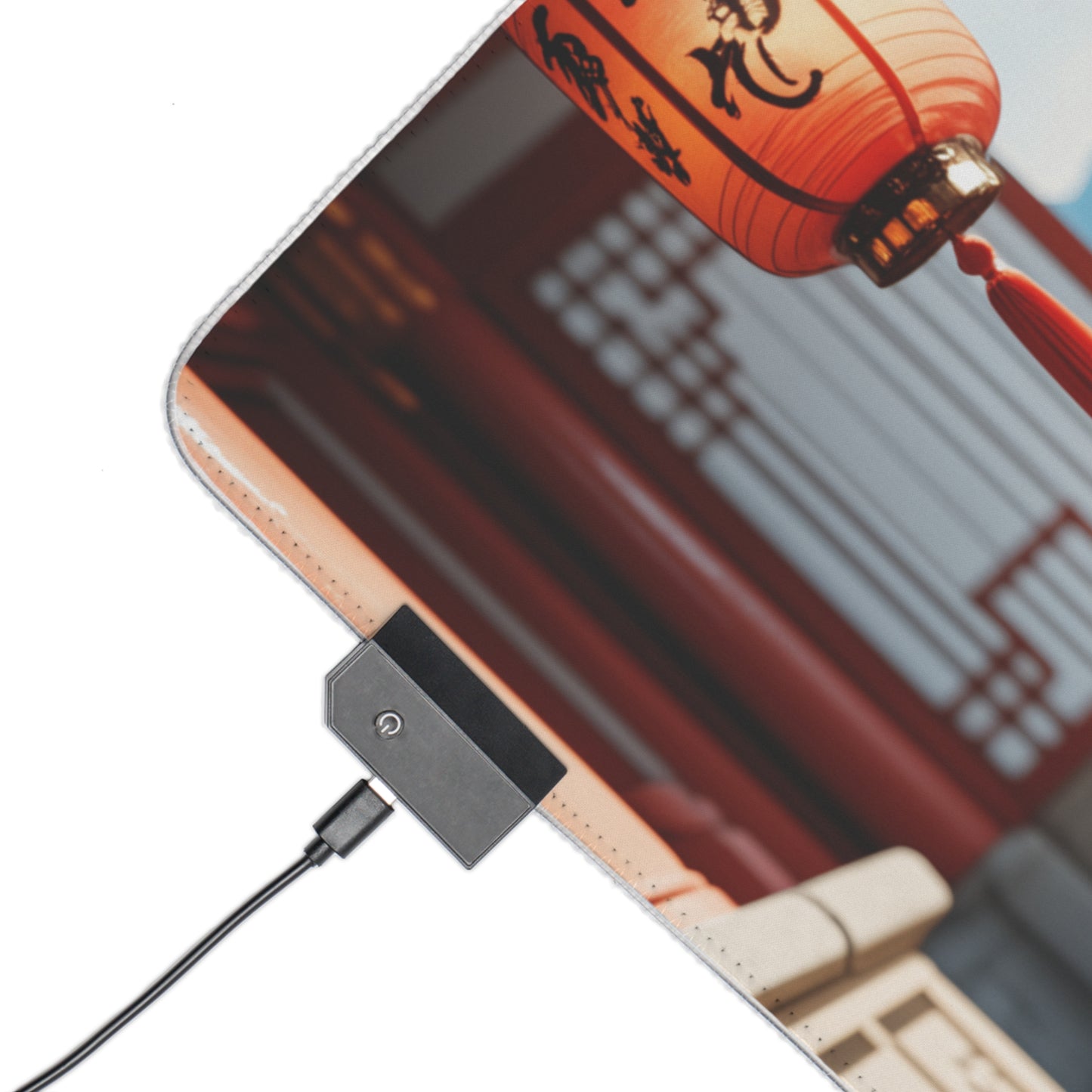 Chun-Li Desk Mat – LED RGB Pad, Waifu Fighter Anime Girl Gaming Setup