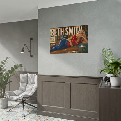 Room Decor Beth Smith Rick and Morty Poster Cartoon Wall Art Collectible Print