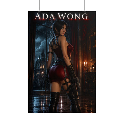Resident Evil Ada Wong Video Game Poster Wall Art Print Decor