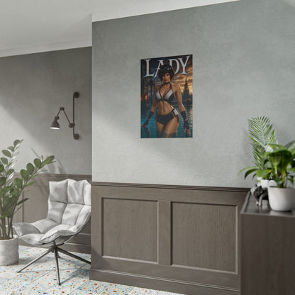 Lady Character Poster Devil May Cry Gamer Gift Gaming Setup Wall Decor Print