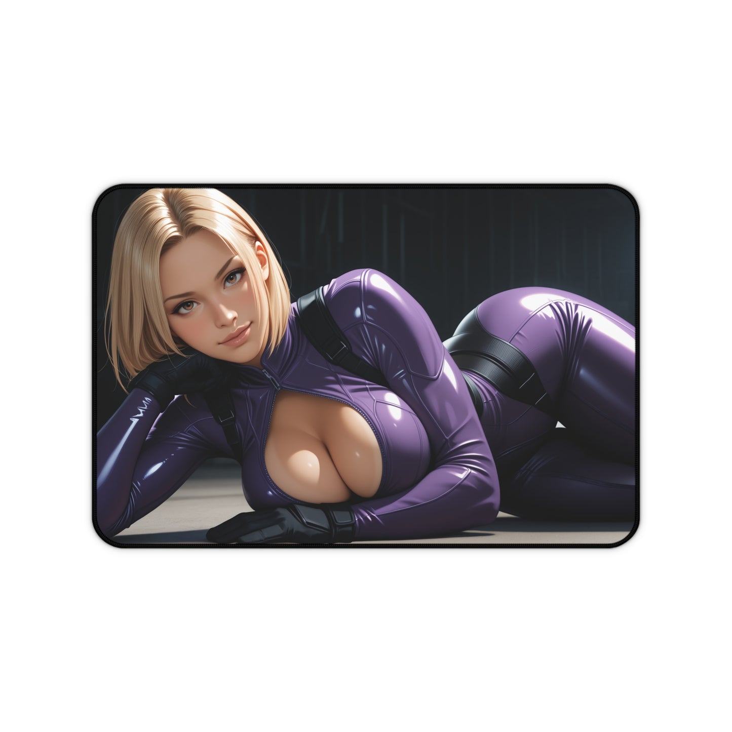 Nina Williams Desk Mat, Tekken Heroine Mouse Pad, Fighter Girl Gaming Desk Setup