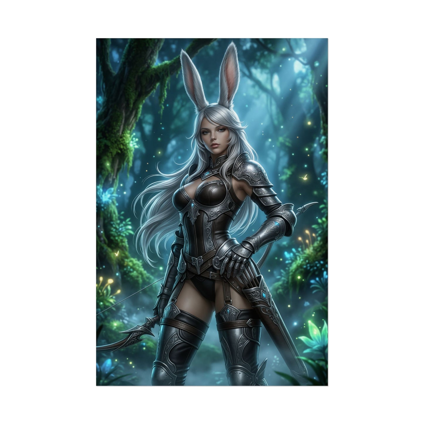 Fran Final Fantasy XII Poster Anime RPG Wall Art Viera Woman Print Fantasy Archer Character Gaming Room Decor Gift