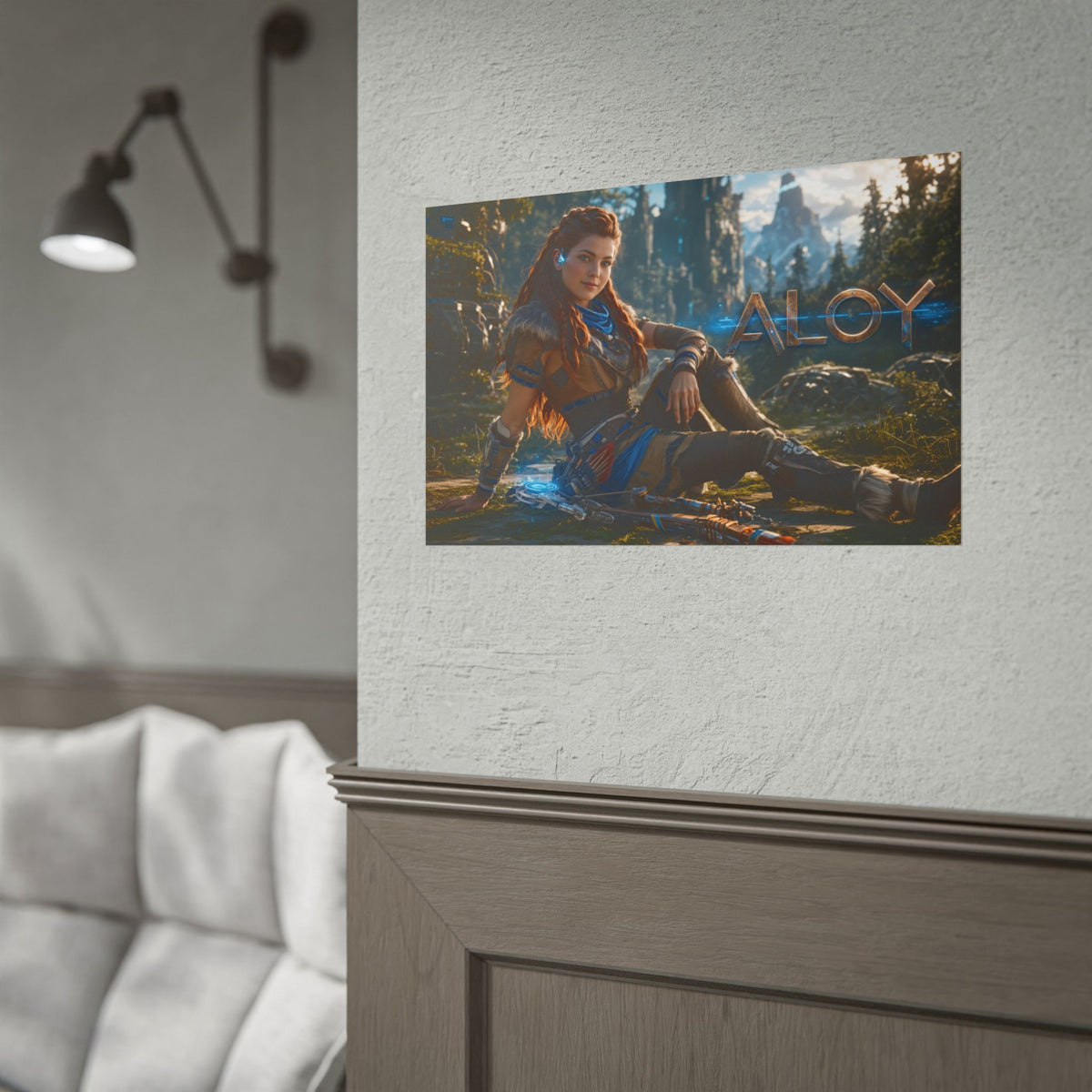 Gaming Wall Art Aloy Horizon Poster Game Room Decor Gamer Gift Art Print