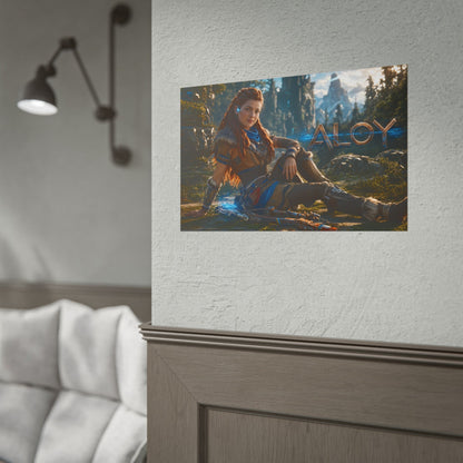 Gaming Wall Art Aloy Horizon Poster Game Room Decor Gamer Gift Art Print