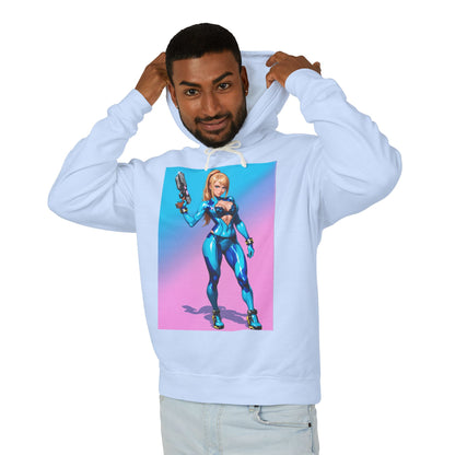 Худі Самус Аран | Худі в нульовому костюмі героїні | Пуловер у стилі аніме з науковою фантастикою