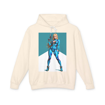 Худі Самус Аран | Худі з науково-фантастичною мисливицею | Пуловер з аніме-бронею