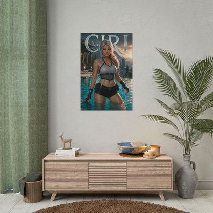 Fantasy Wall Art Ciri The Witcher Poster Room Decor Collector Gift Art Print