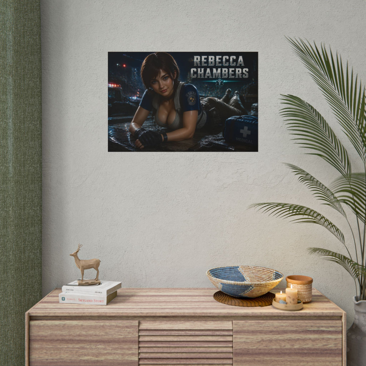 Rebecca Chambers Character Poster Gaming Setup Wall Decor Collector Print