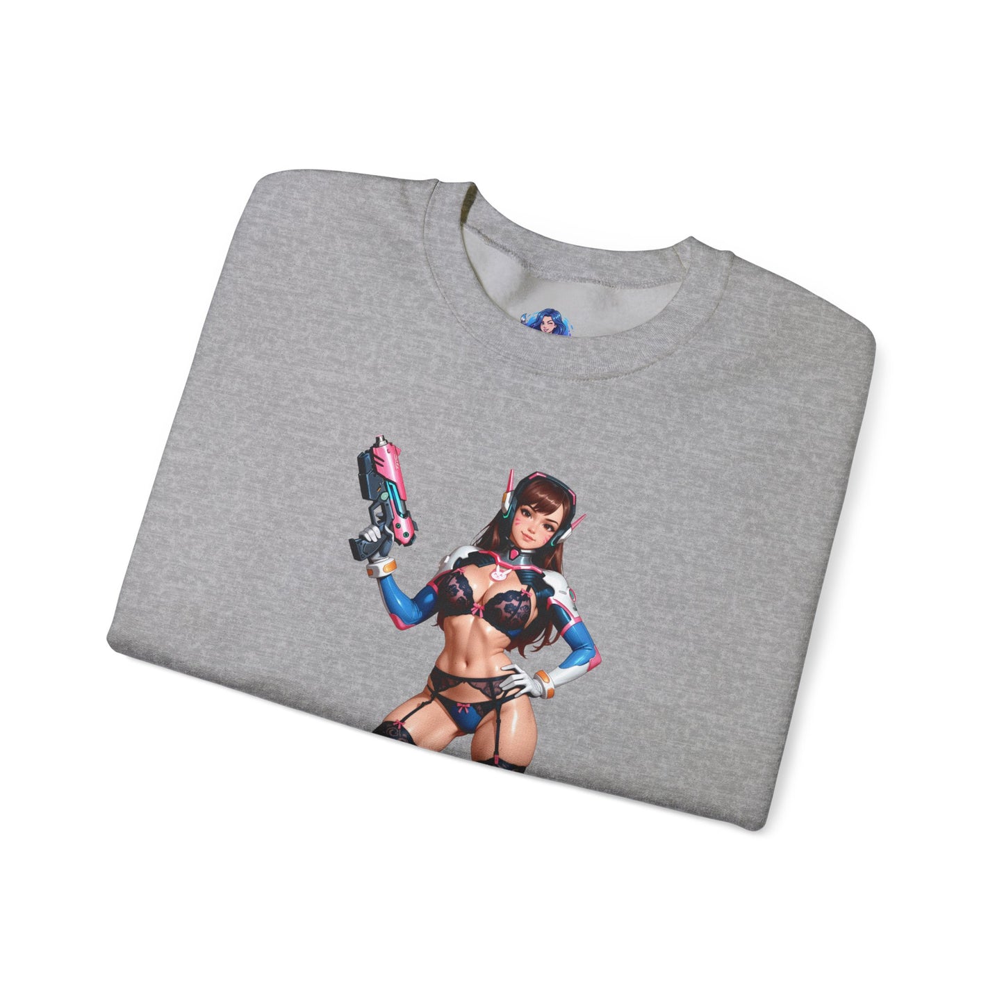 Толстовка D.Va, футболка Overwatch Crewneck, ігровий одяг для фанатів та гравців кіберспорту