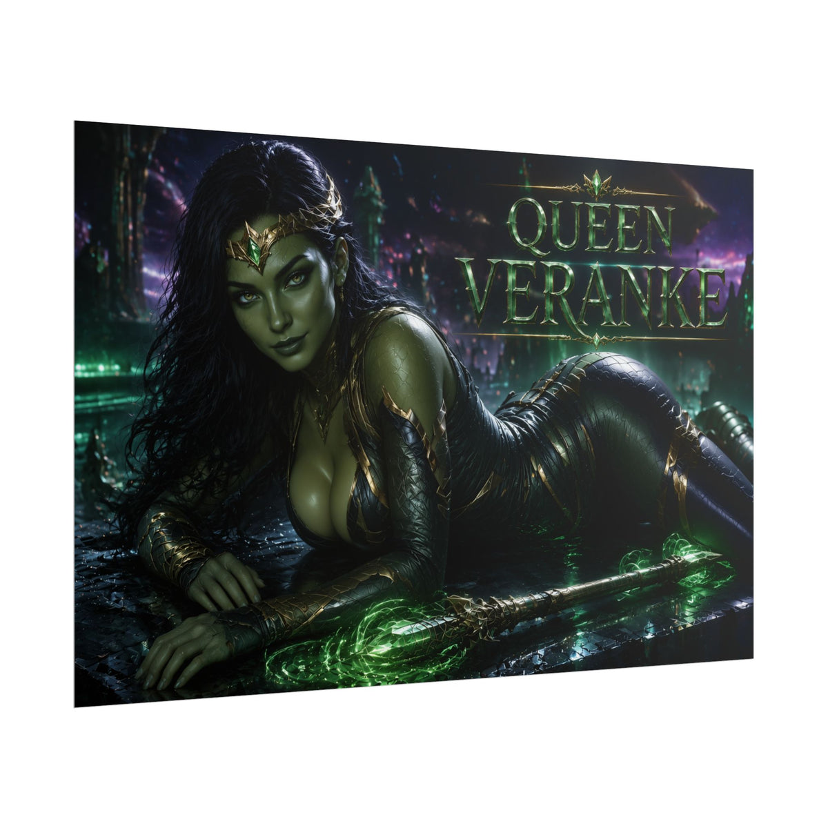 Queen Veranke Character Poster Comic Style Wall Decor Bedroom Collector Gift