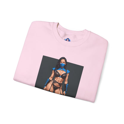 Толстовка Kitana Mortal Kombat, топ Edenian Warrior Crewneck, затишний ігровий вуличний одяг для колекціонерів