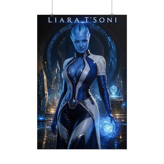 Mass Effect Liara T'Soni Collectible Gaming Poster Art Print