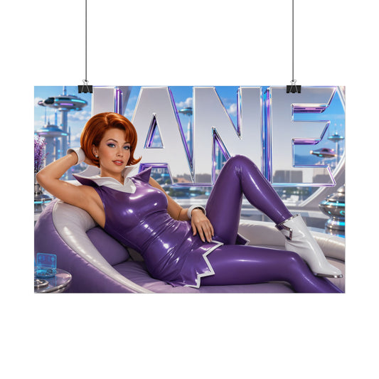 Retro Room Decor Jane Jetson The Jetsons Poster Cartoon Wall Art Character Print