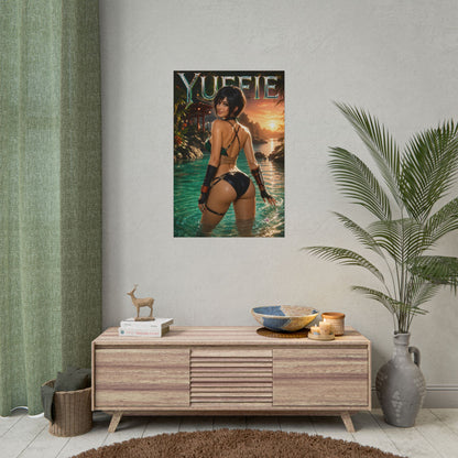 Yuffie Kisaragi Character Poster Gamer Gift Gaming Setup Wall Decor Print