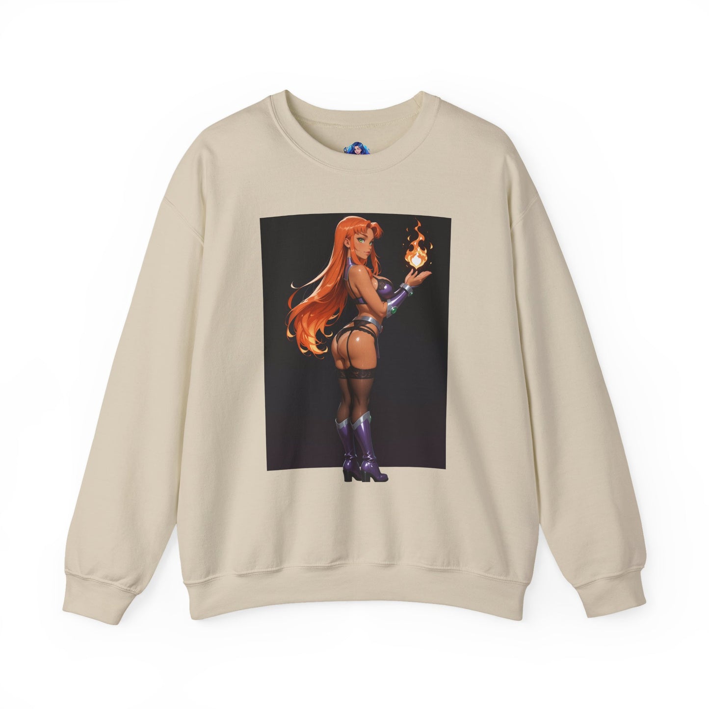 Толстовка Starfire, чохол з круглим вирізом Teen Titans, яскравий одяг супергероїв для колекціонерів
