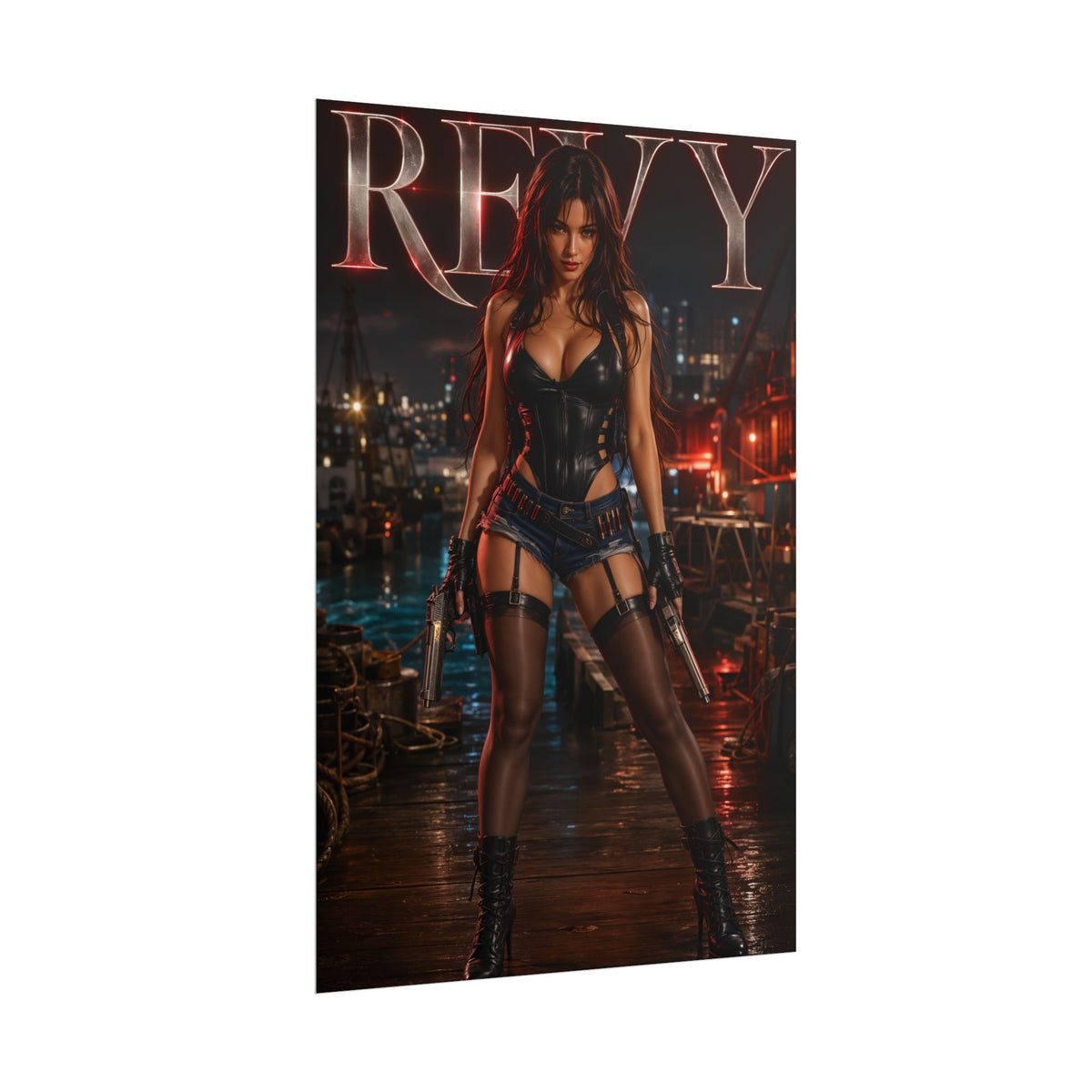Anime Wall Art Revy Black Lagoon Poster Otaku Room Decor Collector Gift Print