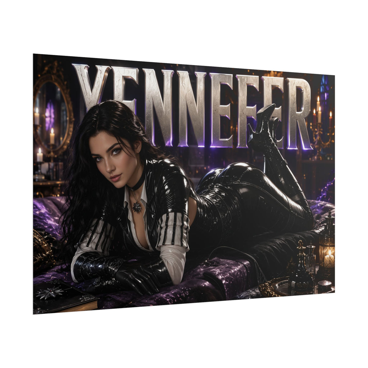 Yennefer of Vengerberg Poster The Witcher Gaming Wall Art Character Room Decor