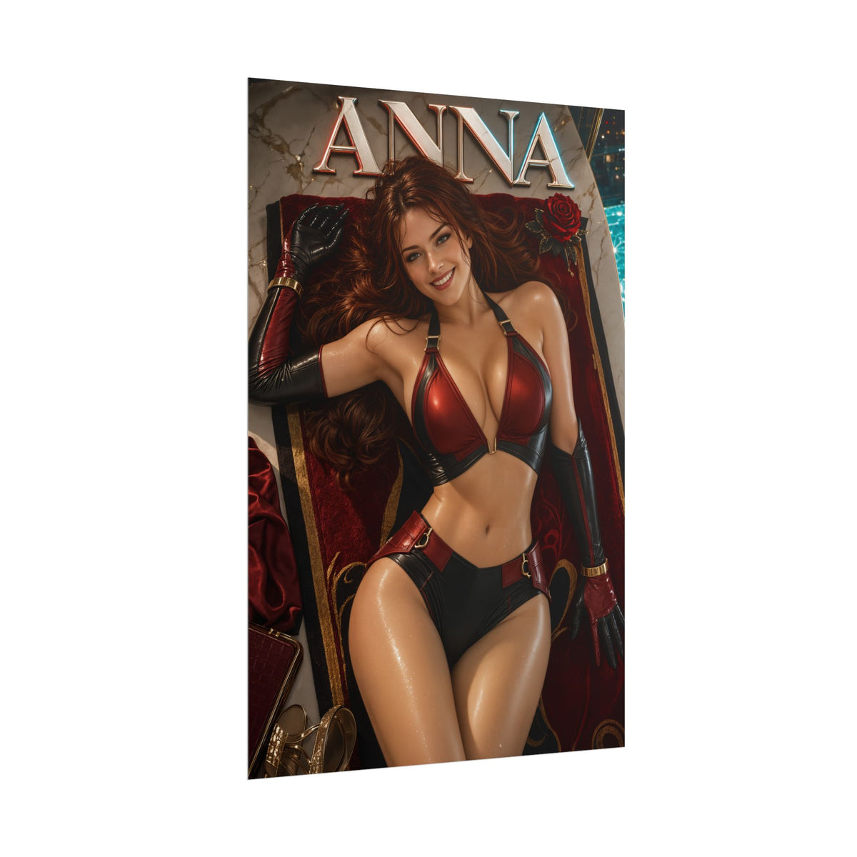 Fantasy Wall Art Anna Frozen Poster Room Decor Collector Gift Art Print