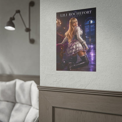Lili Rochefort Poster, Tekken Wall Art, Gaming Print, Elegant Decor