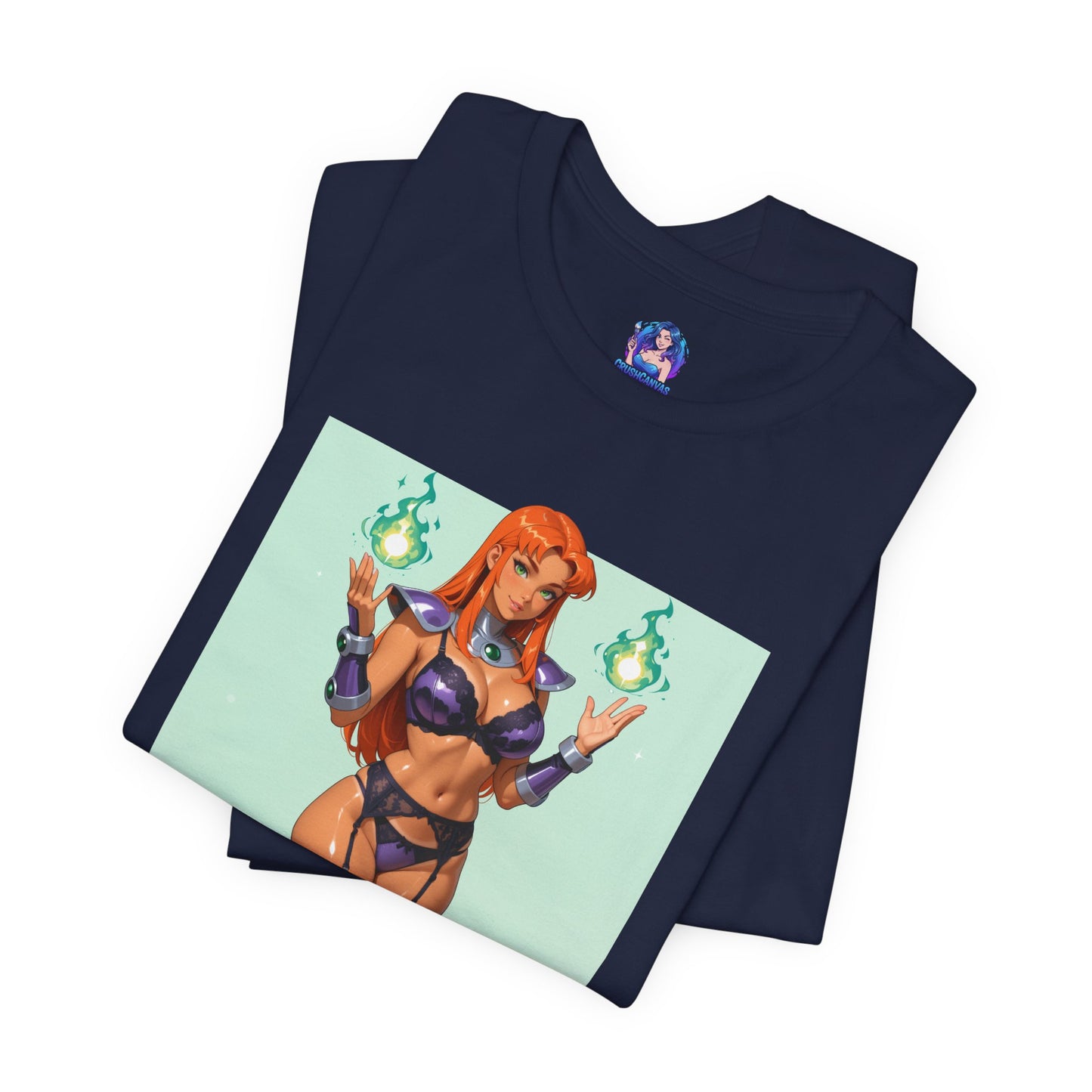 Starfire-T-Shirt | DC-Heldin-Shirt für Gamer &amp; Anime-Fans | Cosmic Waifu-Shirt