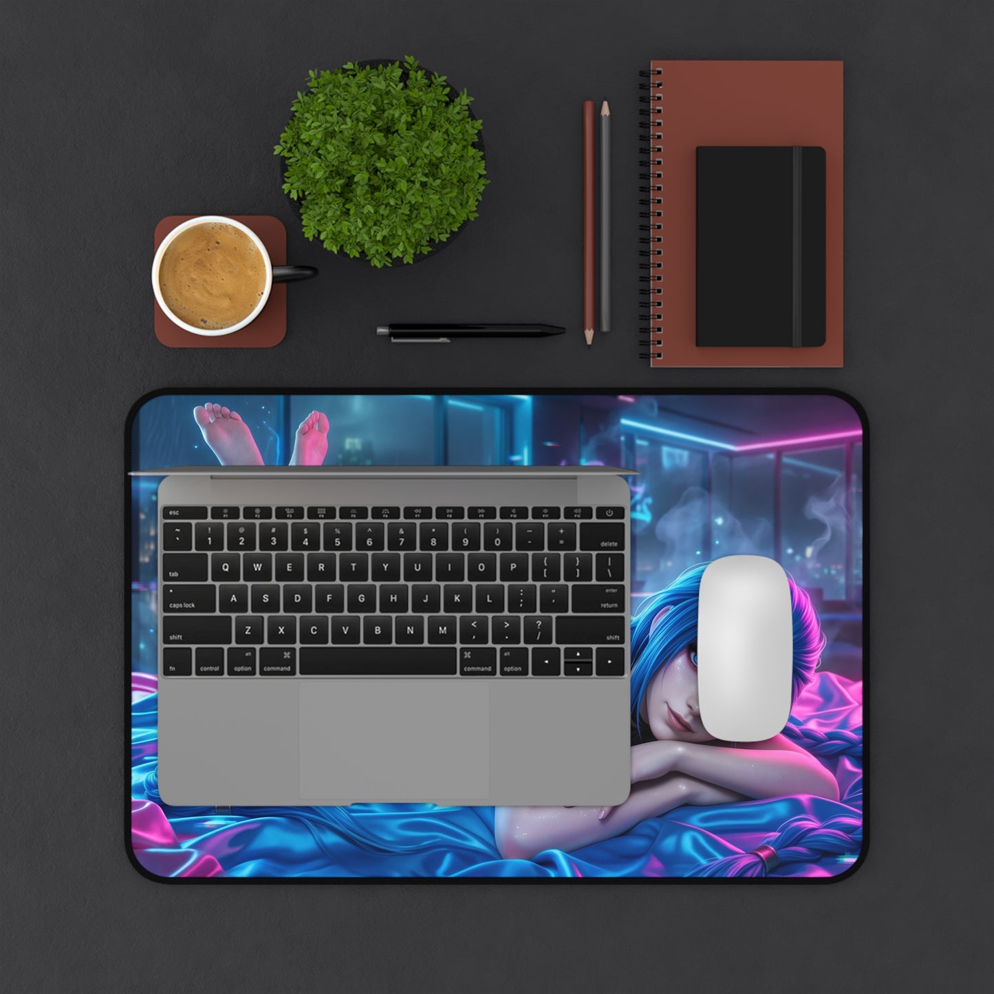 Arcane Mouse Pad, Jinx Desk Mat, Anime Mouse Pad XXL
