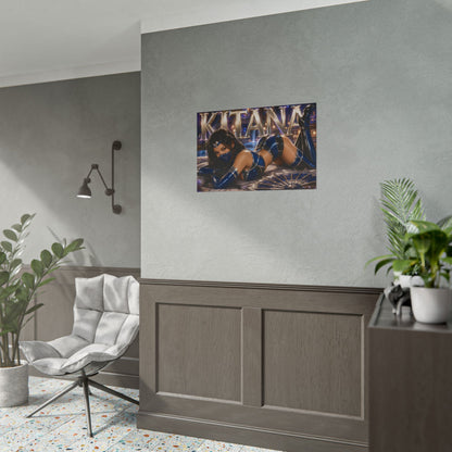 Kitana Mortal Kombat Poster Gaming Wall Art Gamer Room Decor Collectible Print
