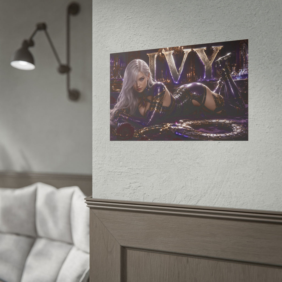 Ivy Valentine Character Poster Soulcalibur Gamer Room Wall Art Collectible Decor